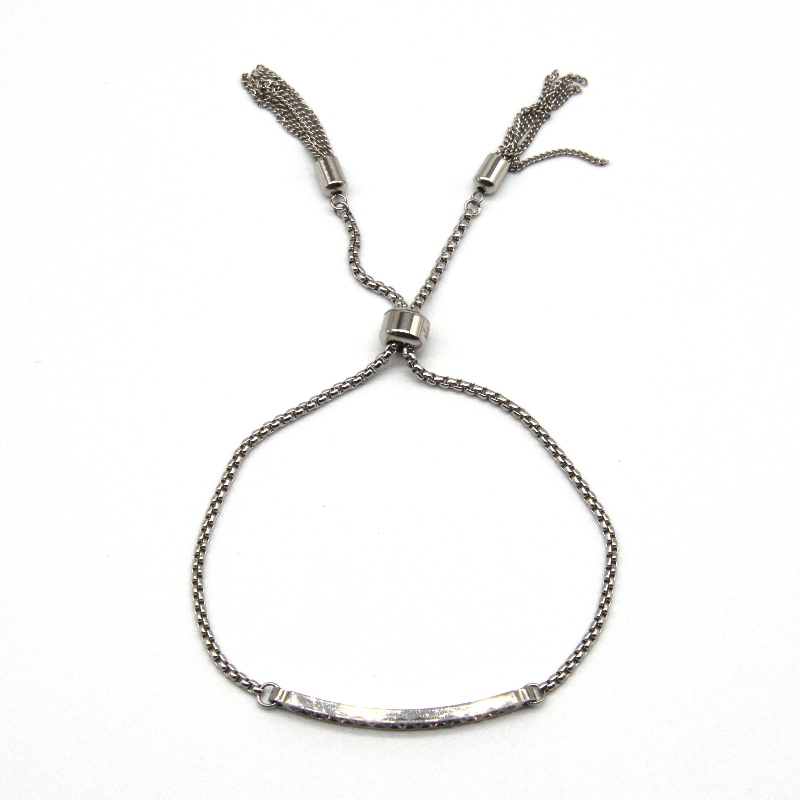 Acero inoxidable, brazaletes de piedra rfbbg0091