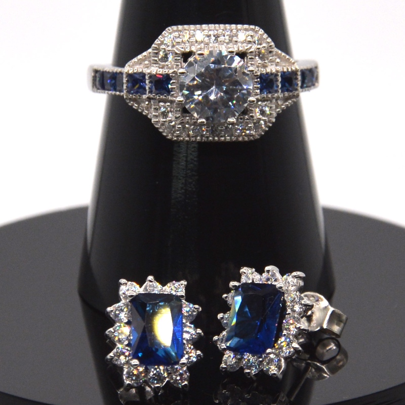 Silverjewery moda anillo de plata collar rfbsltz001