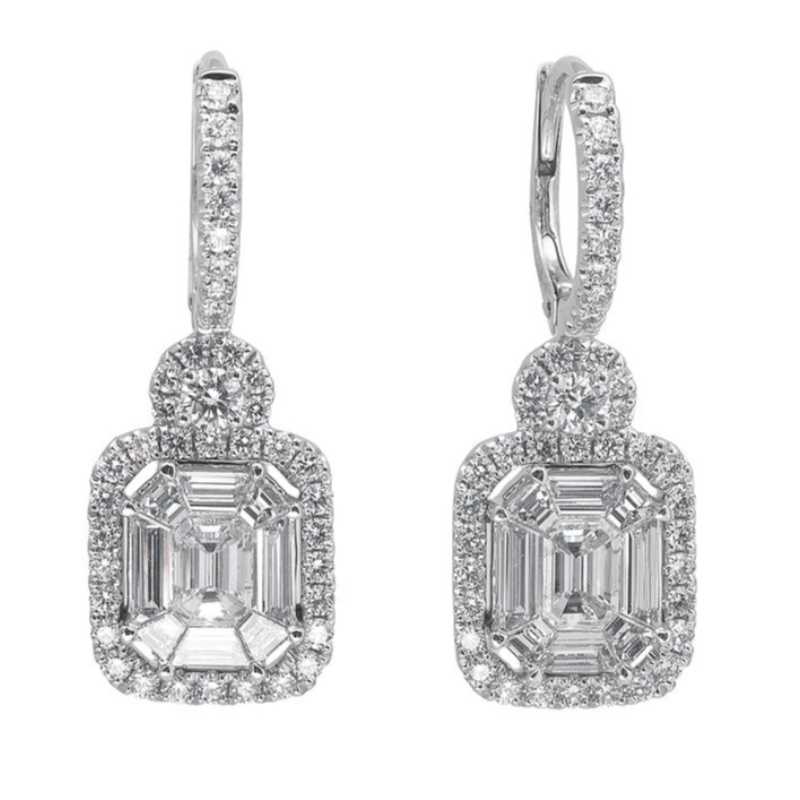 925 anillos de oro plateado, aretes de circonio parpadeados al atardecer, adornos de Navidad apropiados para las mujeres de la fábrica china de joyería rafenpo